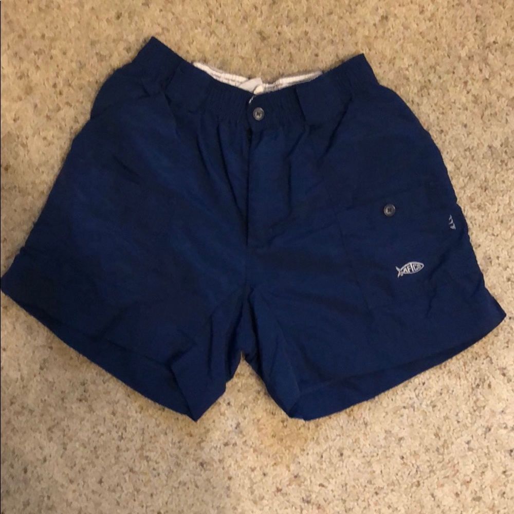 Blue Aftco shorts